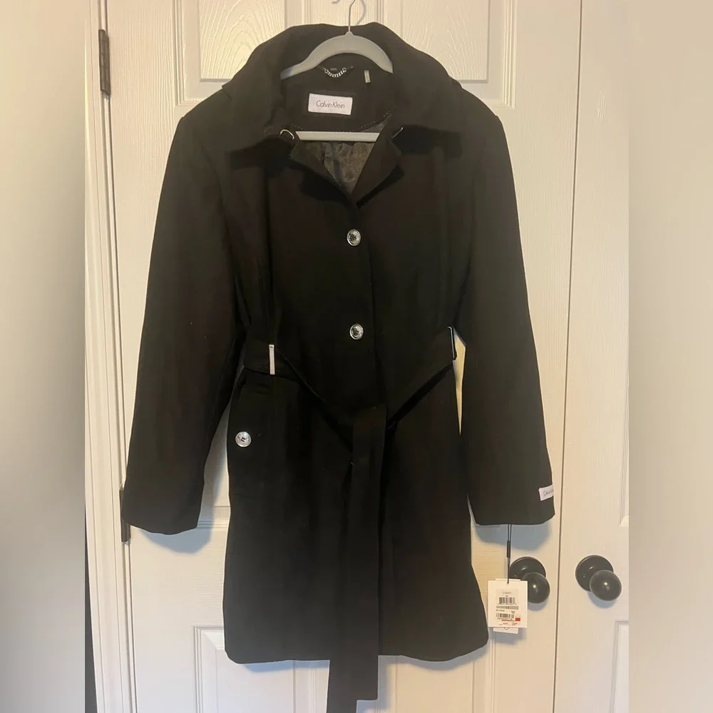 Calvin Klein Wool Coat. NWT - Picture 1 of 9